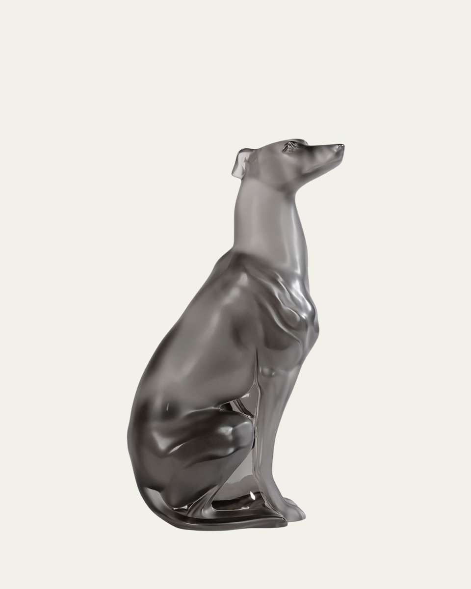 Gray Greyhound Sculpture